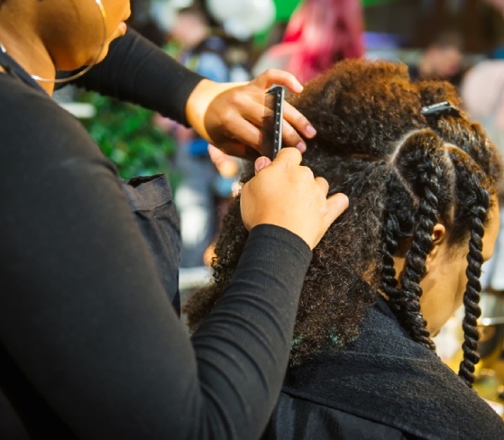 Tresses afro pour enfants